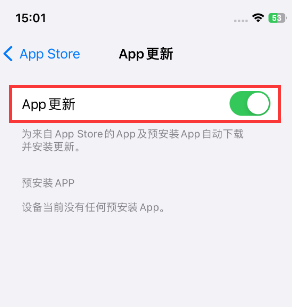 石排镇苹果15维修中心如何让iPhone15APP自动更新